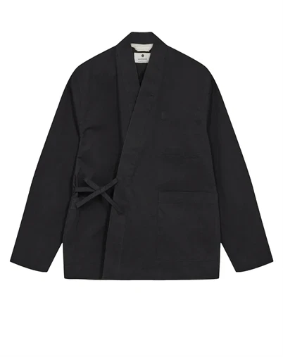 Anerkjendt - AKJesper Kimono Overshirt - Caviar